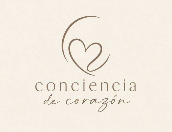 Logo Conciencia de Corazón Logo de "Conciencia de corazón" con un diseño simple y un corazón estilizado.